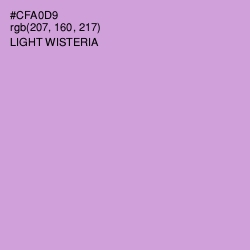#CFA0D9 - Light Wisteria Color Image